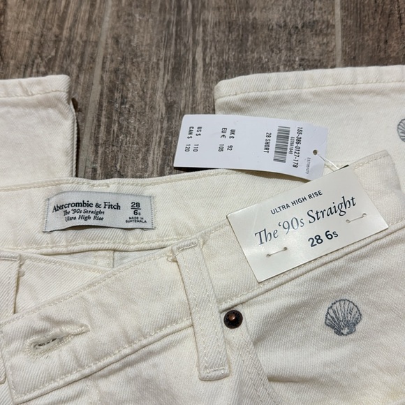 NWT A&F 90s Straight w Shell - Picture 5 of 5